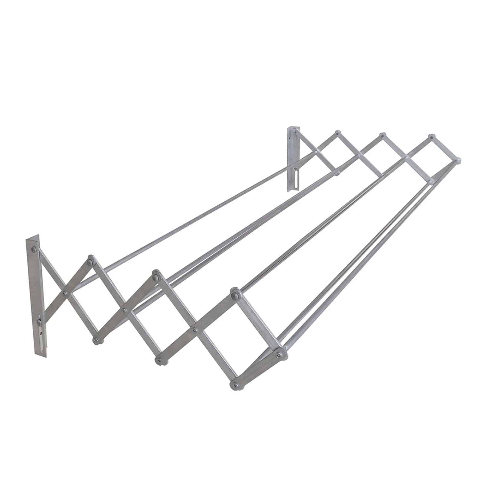 Varal Sanfonado Parede Retrátil Alumínio De 1 Metro